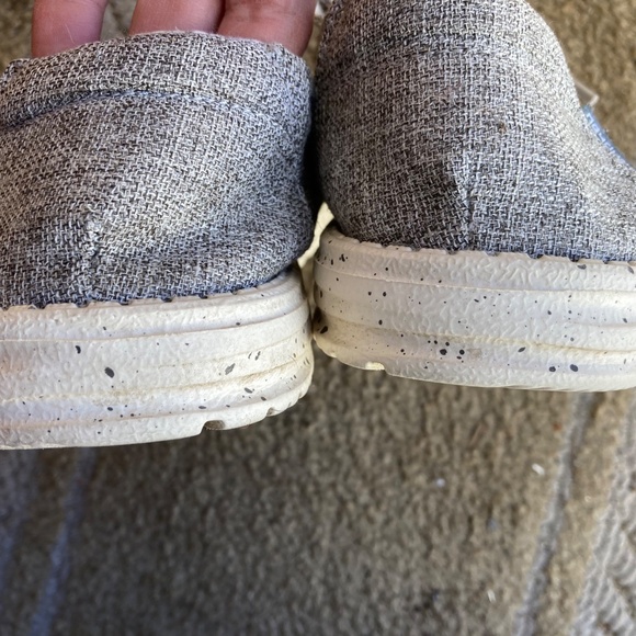 HEY DUDE Wendy Linen (Iron) Grey Womens Shoes- Size 10 - Picture 8 of 10